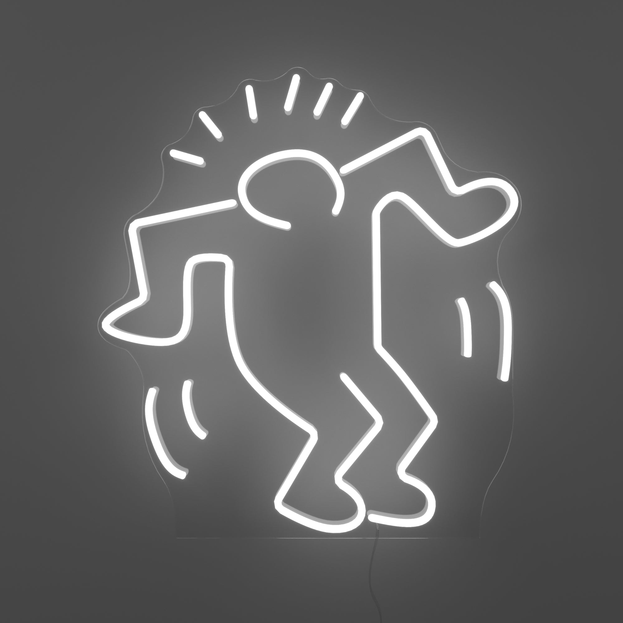 Dancing Man, YP x Keith Haring, signe en néon LED